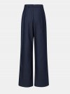Solid Color Drawstring Pocket High Waist Casual Pants For Women