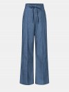 Solid Color Drawstring Pocket High Waist Casual Pants For Women